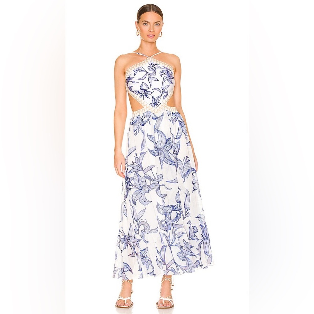 PatBO Stargazer Halter Neck Dress